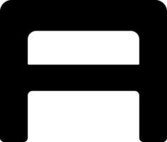 bañera taburete icono en negro y blanco color. vector