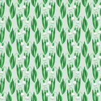 Seamless pattern, spring flowers of snowdrops on a light background. Print, floral background, textile, vector