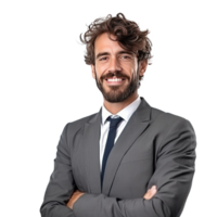 empresario aislado. ilustración ai generativo png