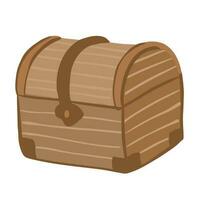 Chest icon. Flat illustration of chest vector icon for web