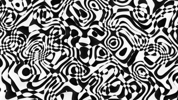 Twisted white-black gradient liquid motion blur abstract backgrounds video