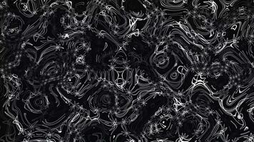 Twisted white-black gradient liquid motion blur abstract backgrounds video