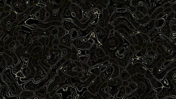 Twisted black-gold gradient liquid motion blur abstract backgrounds video