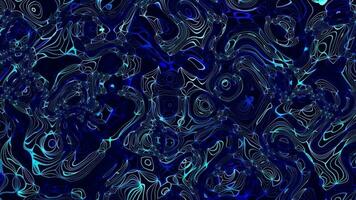 contorto blu pendenza liquido movimento sfocatura astratto sfondi video