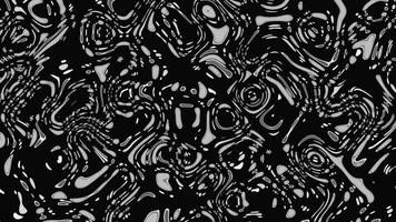 Twisted white-black gradient liquid motion blur abstract backgrounds video