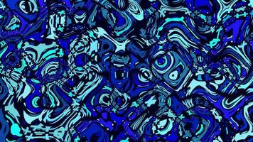 tordu bleu pente liquide mouvement brouiller abstrait arrière-plans video