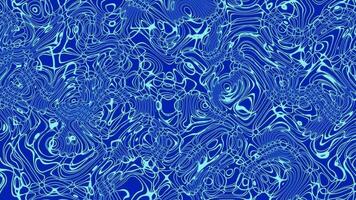torcido azul gradiente líquido movimento borrão abstrato fundos video