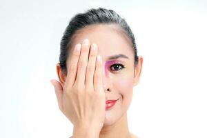 Asian Woman Fashion Makeup photo