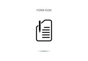 Form icons vector illustration on background