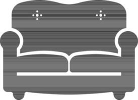 Sofa in flat style. vector