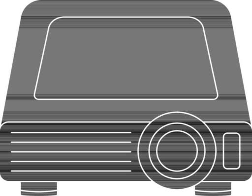 Flat style projector.
