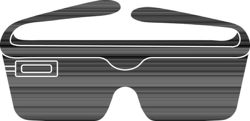 Googles in flat style.