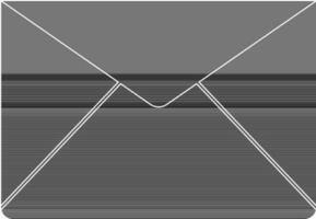 Envelope in flat style. vector