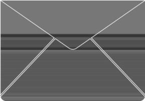 Envelope in flat style. vector