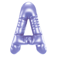 A Font 3D Render png