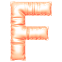 Font f 3D Render png