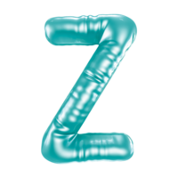 Z Font 3D Render png