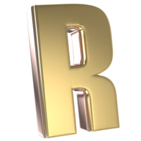 r font 3d rendere png