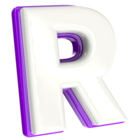 Letter 3d render png