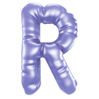 R Font 3D Render png