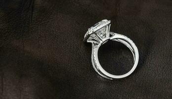 Close up of Luxury Diamond Ring photo