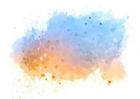 Hand painted watercolour splatter design vector