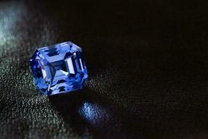 The Precious Blue Sapphire Gemstone photo