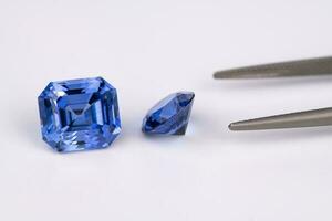 The Precious Blue Sapphire Gemstone photo