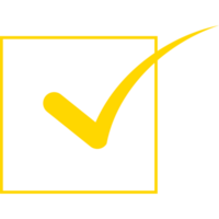 Check mark icon. tick symbol. Certification, approval and correct standard png