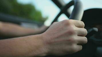 Driver Using Manual Mode To Change Gears. video