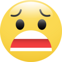 Anxious face emoticon. png