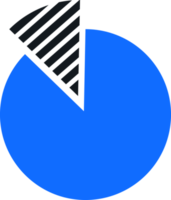 Kuchen Diagramm Diagramm Symbol. png