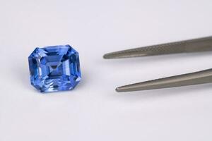 The Precious Blue Sapphire Gemstone photo