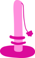 rose chat jouet png