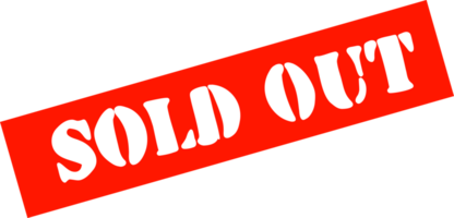 Sold Out sign png