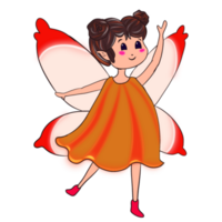 fofa pequeno anjo menina png