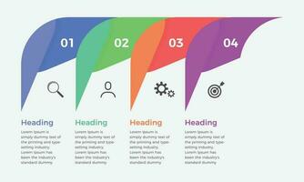 infografia negocio paso éxito vector diseño modelo. vector elementos para infografía diseño con íconos