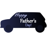 contento del padre día coche png