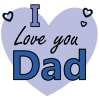 i love you dad png