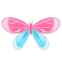 desenho de borboleta fofo png
