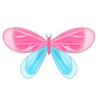 lindo diseño de mariposa png