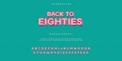 Abstract minimal modern alphabet fonts. Typography technology vector illustration