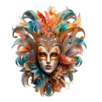 Karneval Maske generativ ai png