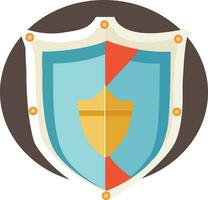 defensor seguridad icono colección vector