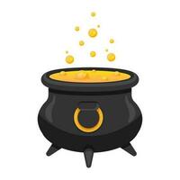 Potion pot, vector illustration