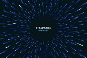 Speed Lines Abstract Background vector