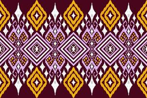 Ethnic Figure aztec embroidery style. Geometric ikat oriental traditional art pattern.Design for ethnic background,wallpaper,fashion,clothing,wrapping,fabric,element,sarong,graphic,vector illustration vector