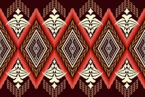 Ethnic Figure aztec embroidery style. Geometric ikat oriental traditional art pattern.Design for ethnic background,wallpaper,fashion,clothing,wrapping,fabric,element,sarong,graphic,vector illustration vector