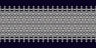 étnico resumen ikat Arte. sin costura modelo en tribal, gente bordado, y mexicano estilo. azteca geométrico Arte ornamento impresión. diseño para alfombra, fondo de pantalla, ropa, envase, tela, cubrir, textil. vector