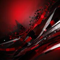 Red and black abstract background photo